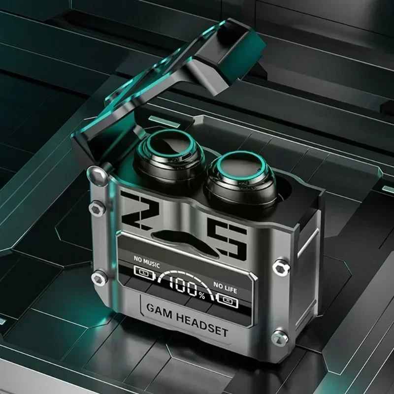 M25 GlowBuds – Wireless TWS Earbuds with LED Display & Touch Control